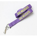 Purple Polyester Lanyard 3/4" (20 mm) Wide